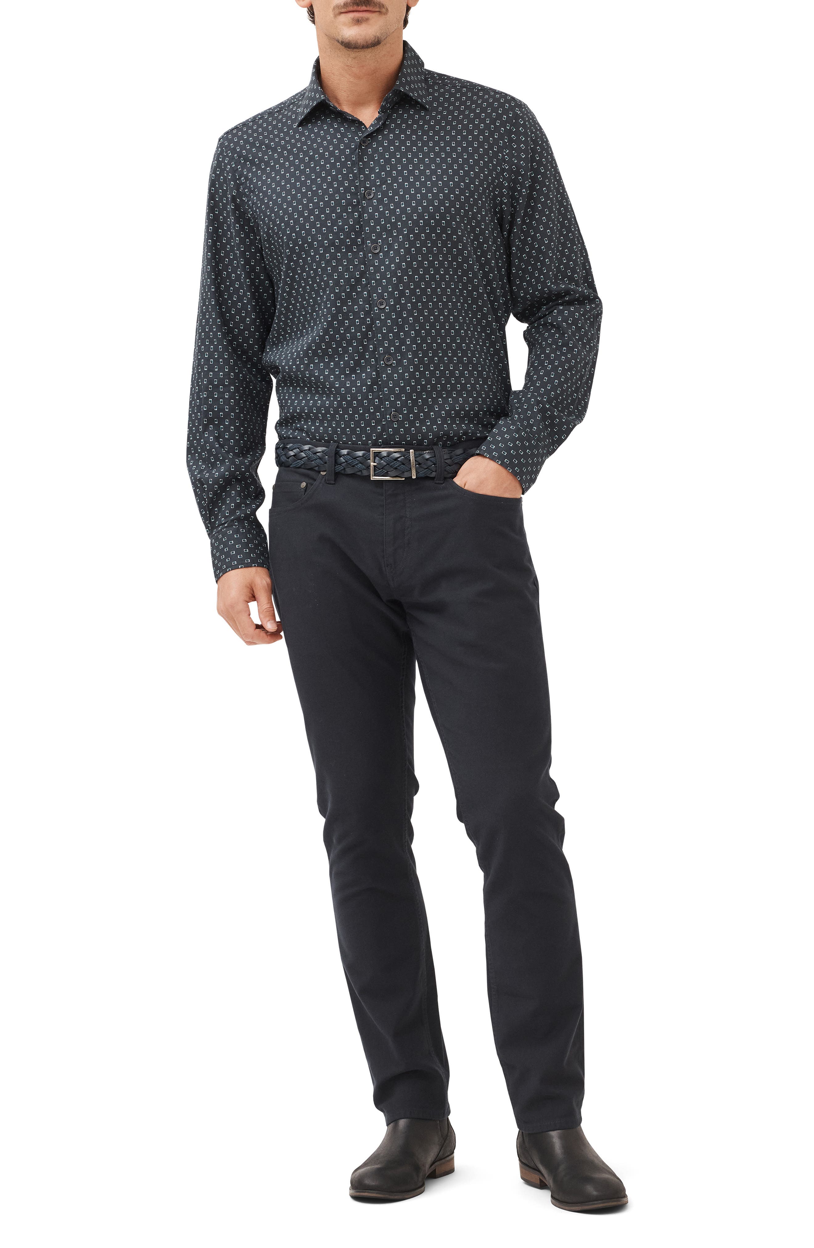 Rodd & Gunn Woodhouse Geometric Print ButtonUp Shirt Nordstrom