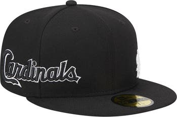 New Era Men's New Era Black St. Louis Cardinals Jersey 59FIFTY Fitted Hat