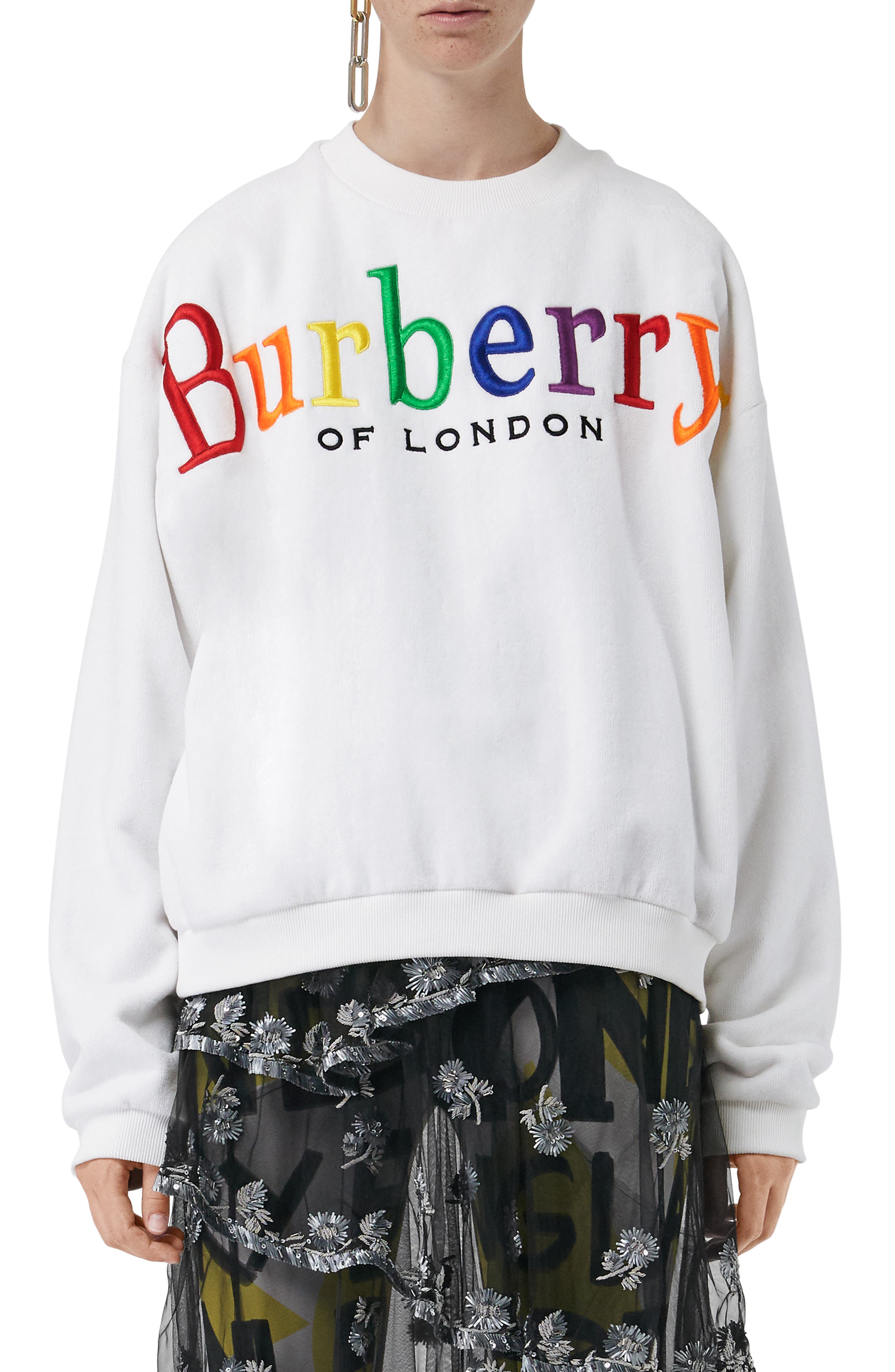 burberry archive logo sweatshirt