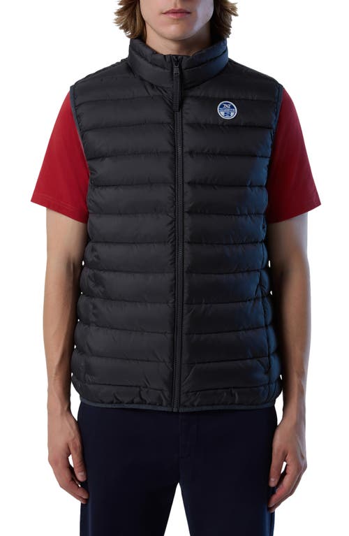 Skye Water Repellent Puffer Vest in Asphalt