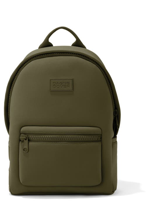 Dakota Medium Neoprene Backpack in Dark Moss