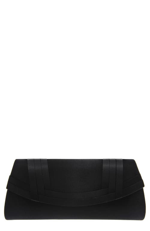 UPC 639268034634 product image for Nina Avis Pleated Classic Clutch in Black Noble Satin at Nordstrom | upcitemdb.com