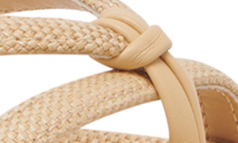 Shop Dolce Vita Lucca Flip Flop In Natural Raffia