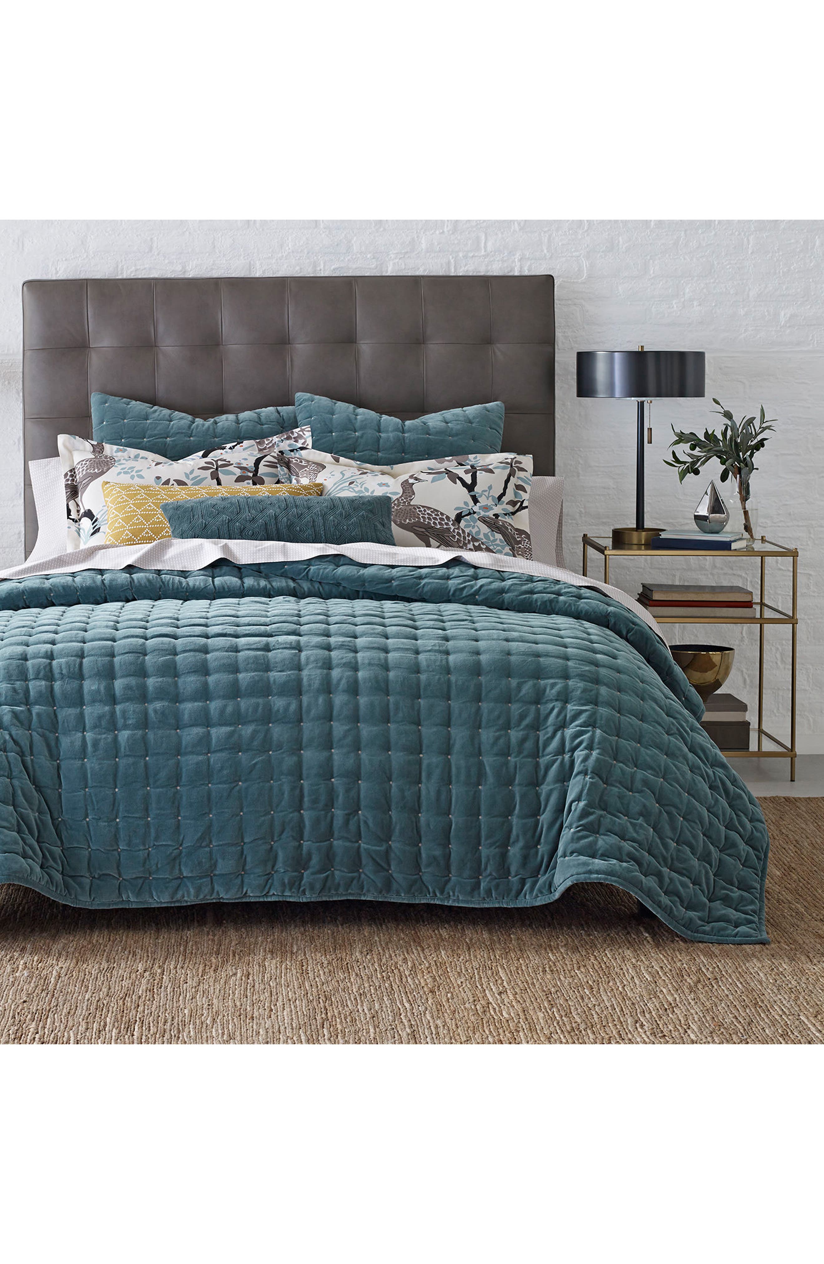 DwellStudio Mercer Velvet Quilt Nordstrom