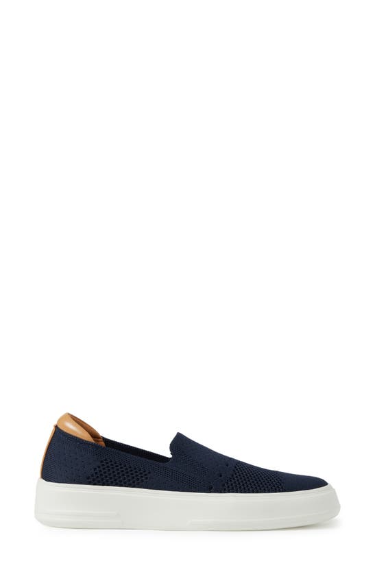 Original Comfort By Dearfoams Sophie Knit Slip-on Sneaker In Navy
