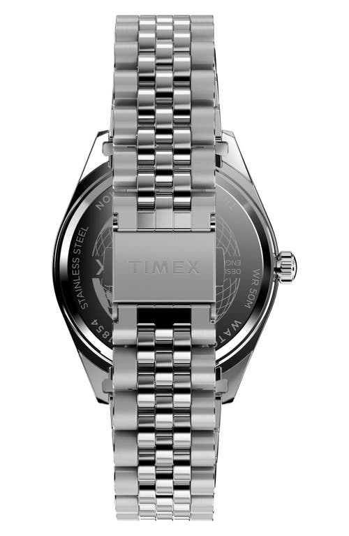 Shop Timex ® Legacy Bracelet Watch, 41mm In Stainless Steel