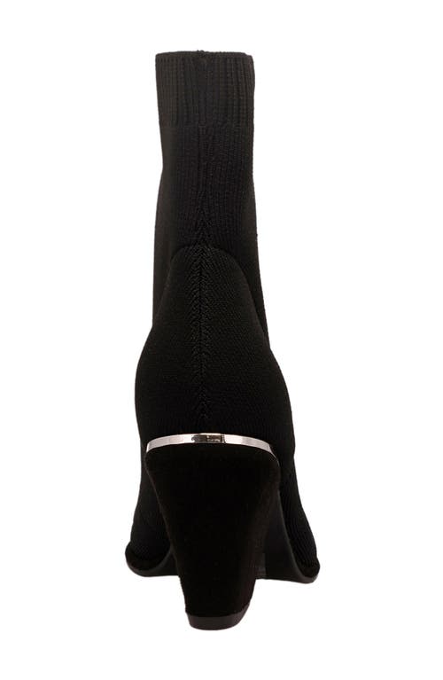 Mia Draxton Pointed Toe Bootie In Black