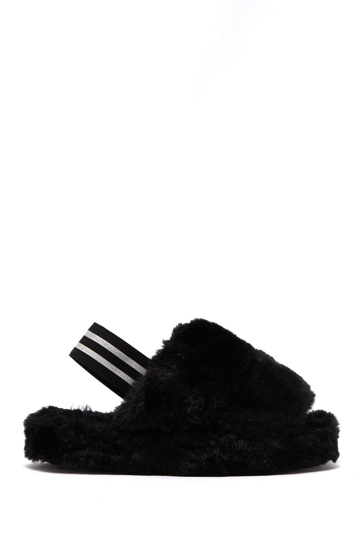 steve madden fur slippers