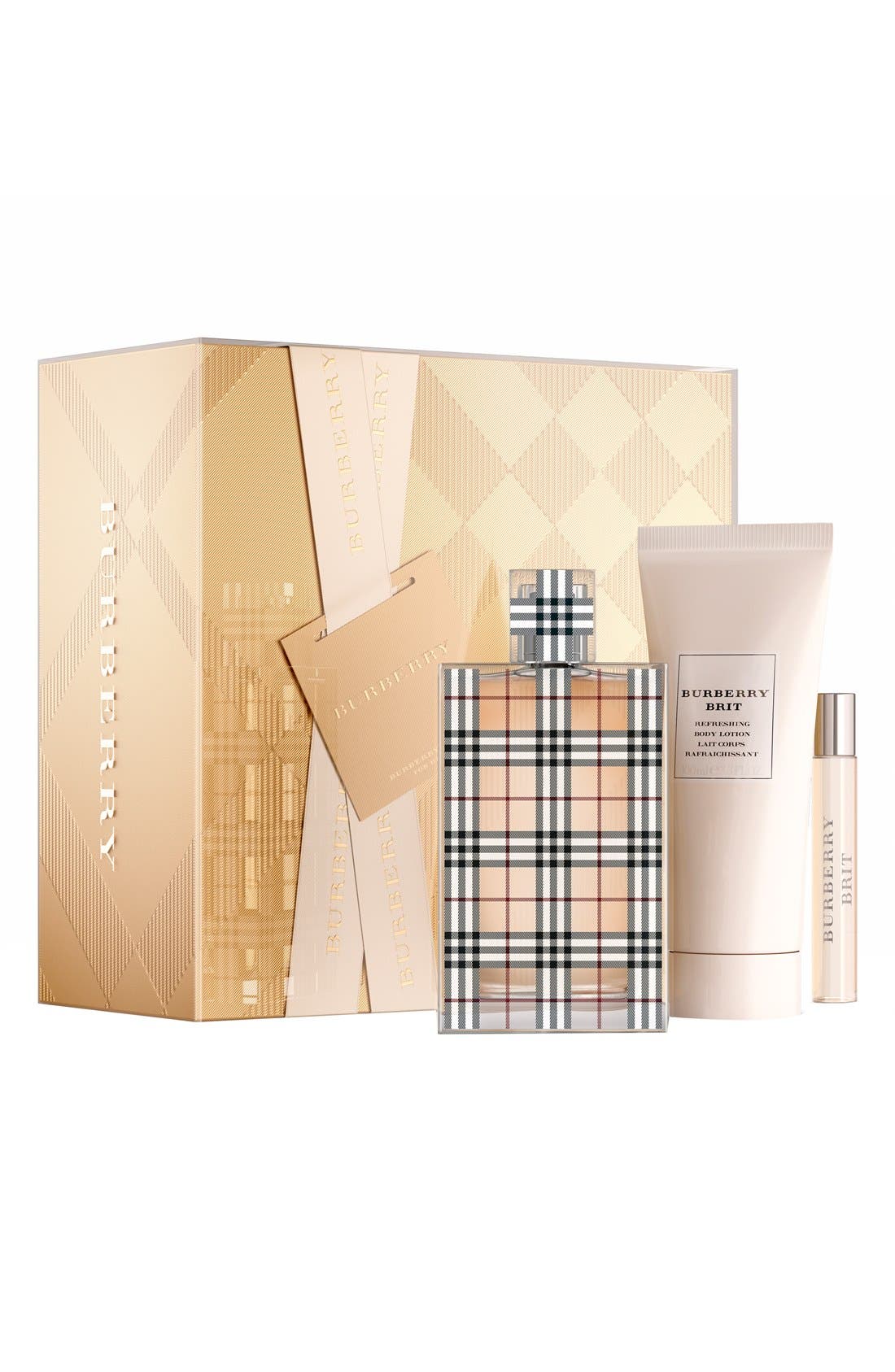 burberry brit for her set