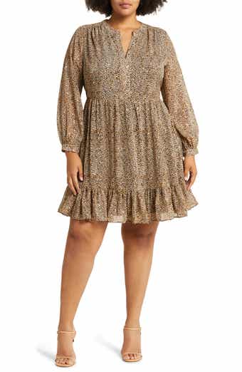 Cheetah print dress nordstrom hot sale