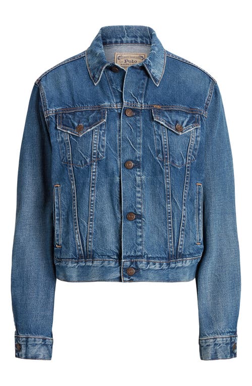 Polo Ralph Lauren Denim Trucker Jacket In Meuse Wash