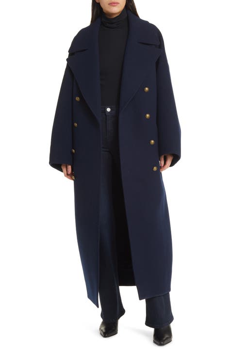 Women Long Maxi Wool Coat,Coffee Wool Long Coat,Black Full length Wool  overcoat,Winter Coat women,Thicken Woolen Coat,Plus Size Reefer Coat