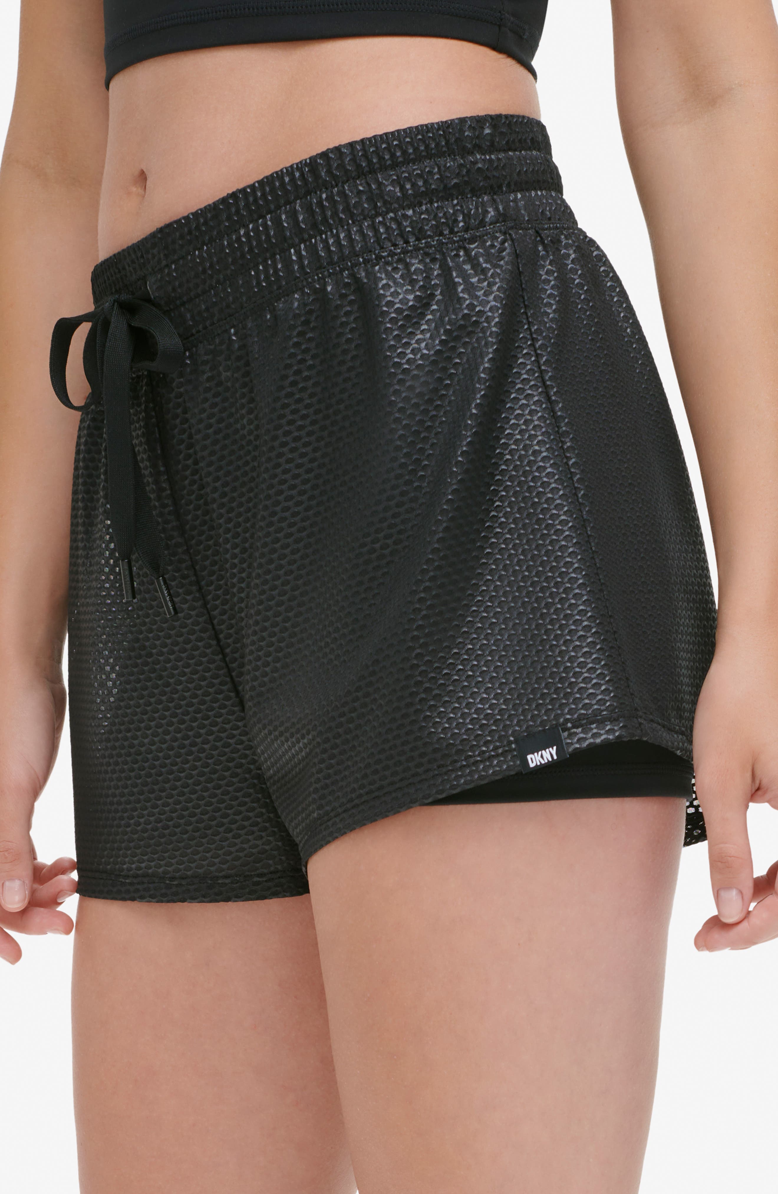 DKNY Chintz Mesh Shorts Nordstromrack