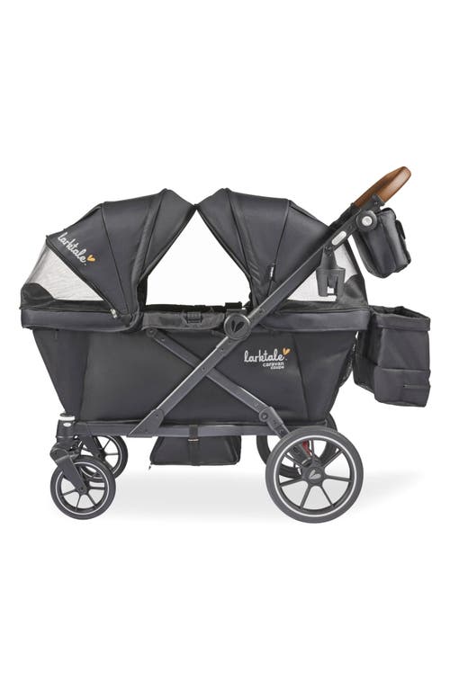 Larktale Caravan Coupe Stroller Wagon With Canopies V2 in Byron Black at Nordstrom