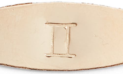 Set & Stones Zodiac Sign Id Bracelet In Gemini