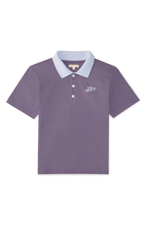 Shop The Sunday Collective Kids' Play Polo In Purple