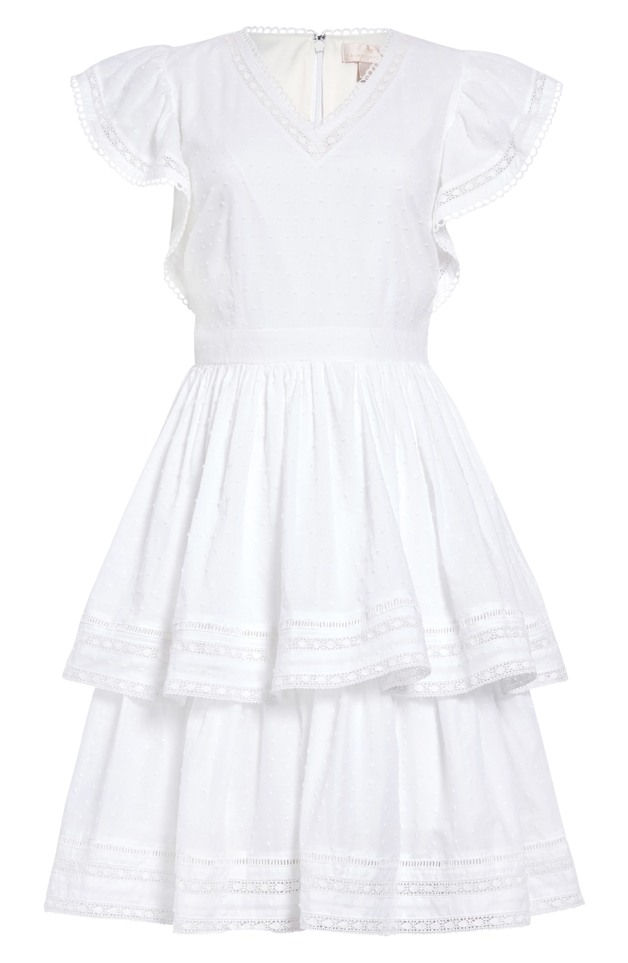 nordstrom long white dress