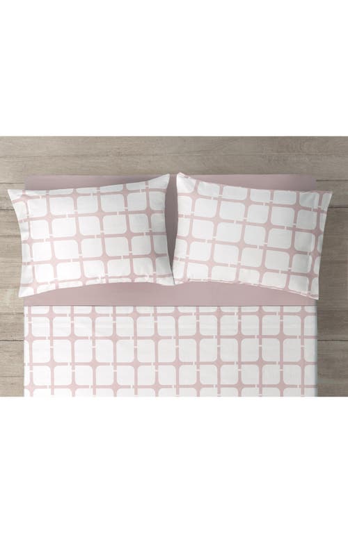 Shop Brooks Brothers Geo Turkish Cotton Pillowcases In Pink