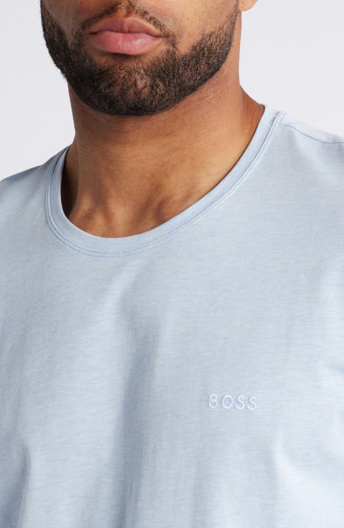 Hugo Boss Boss Mix Match Pajama T-shirt In Light Blue