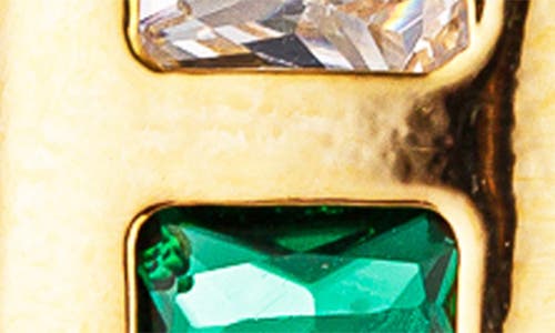 Eye Candy Los Angeles Cz Flask Stud Earrings In Gold