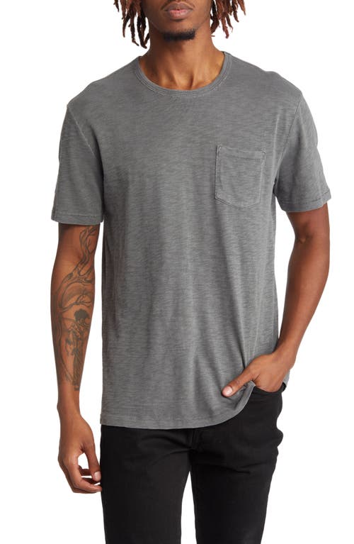 Rails Skipper Slub Cotton Pocket T-Shirt in Washed Black at Nordstrom, Size Large