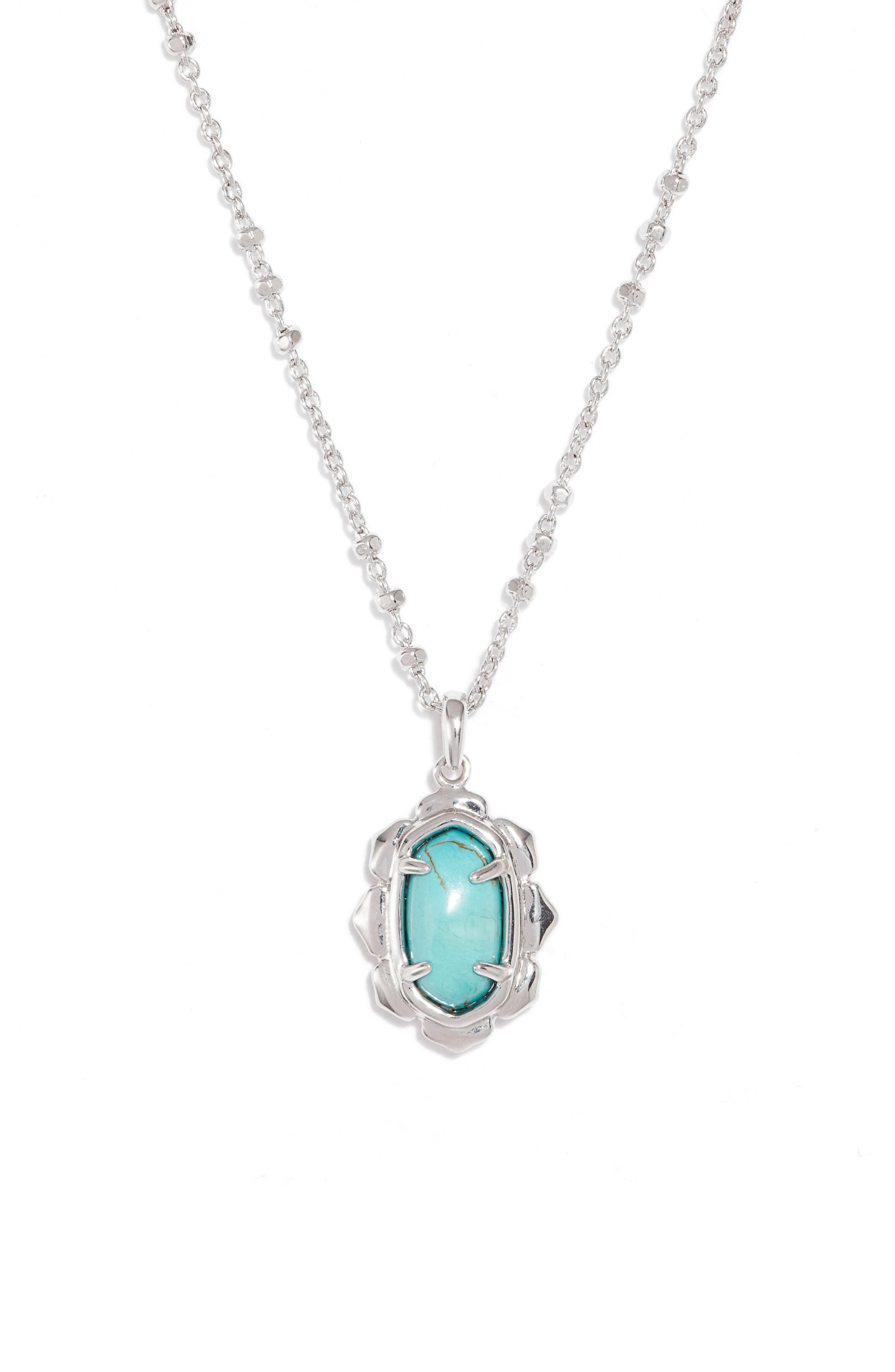 blue green pendant