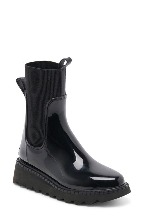 Shop Dolce Vita Tropic H2o Waterproof Platform Bootie In Midnight Patent Stella H2o