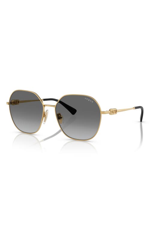 VOGUE VOGUE 55MM GRADIENT IRREGULAR SUNGLASSES