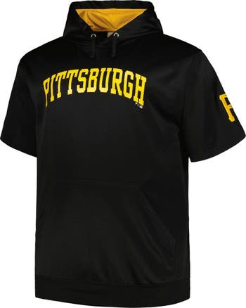 PROFILE Men's Profile Black Pittsburgh Pirates Big & Tall Contrast Short  Sleeve Pullover Hoodie