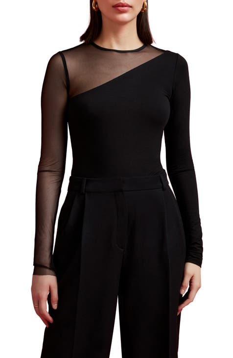 Marcella Asymmetrical Long Sleeve Blouse