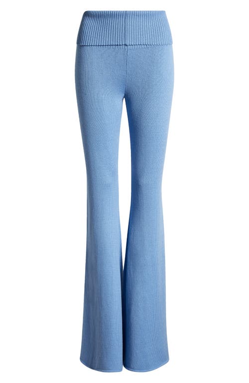 Shop Florence By Mills Foldover Cotton Blend Leggings In Endless Sky