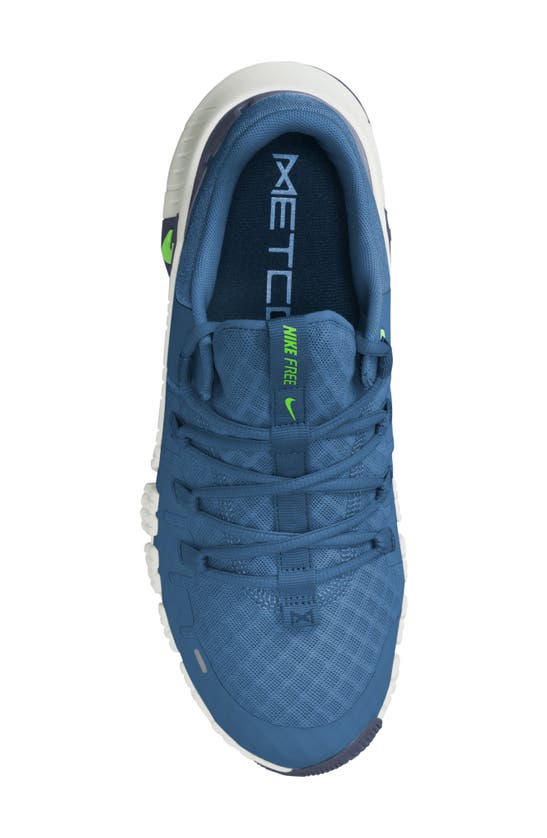 Shop Nike Free Metcon 5 Training Shoe In Court Blue/ Green/ Blue
