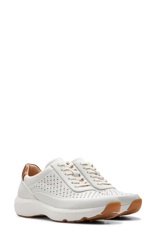 Clarks(r) Tivoli Grace Sneaker in Off White Leather