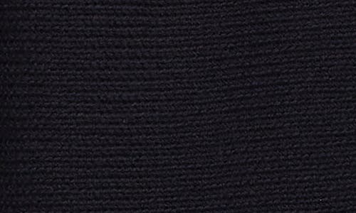 Maison Margiela Elbow Patch Half Zip Wool Pullover In Navy