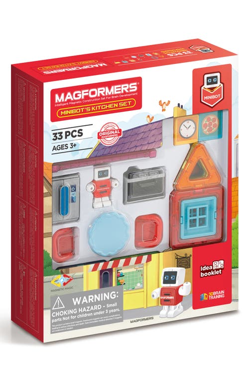 Magformers Minibot Kitchen 33-Piece Magnetic Construction Set in Multi at Nordstrom
