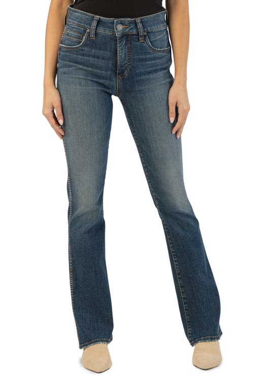 KUT from the Kloth Natalie Fab Ab High Waist Bootcut Jeans in Allied at Nordstrom, Size 14