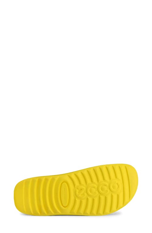 Shop Ecco Cozmo Perforated Mule In Buttercup