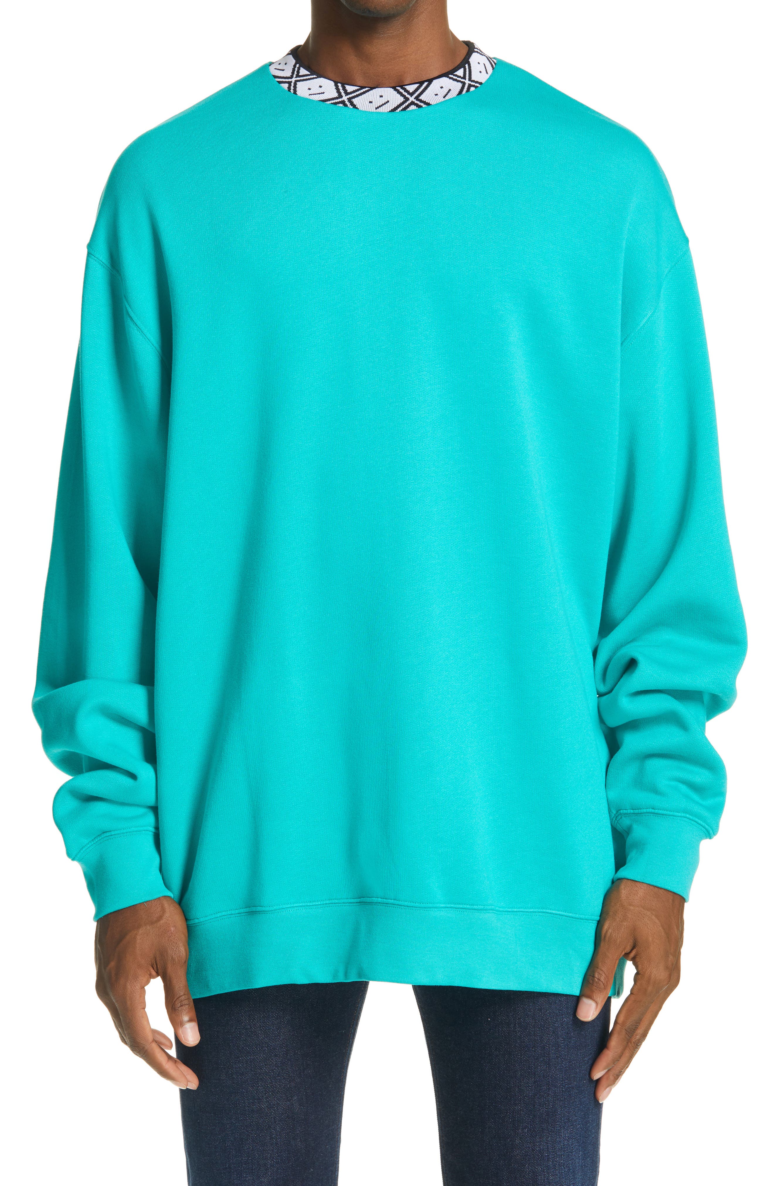 green designer sweatshirt