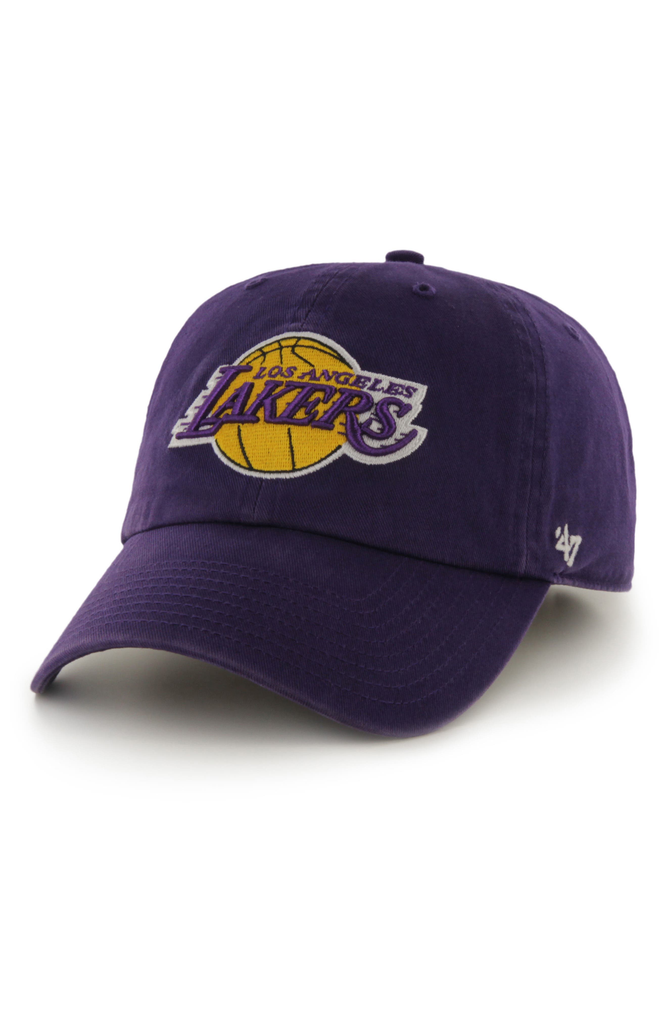 '47 Clean Up La Lakers Baseball Cap In Purple At Nordstrom