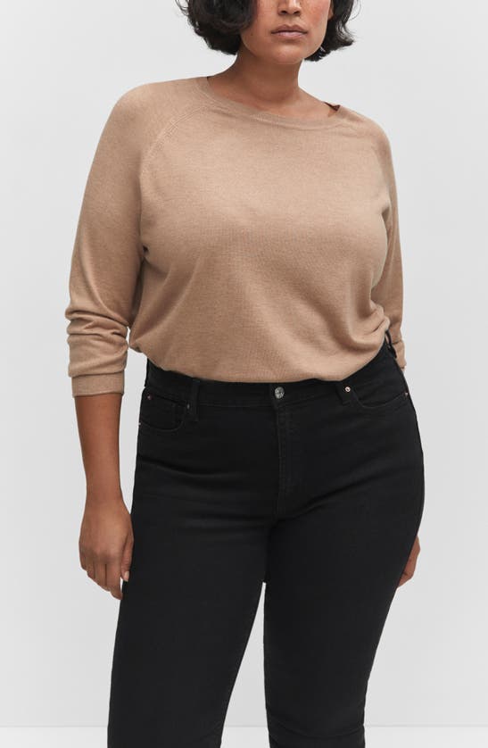 Mango High Waist Skinny Jeans In Black Denim