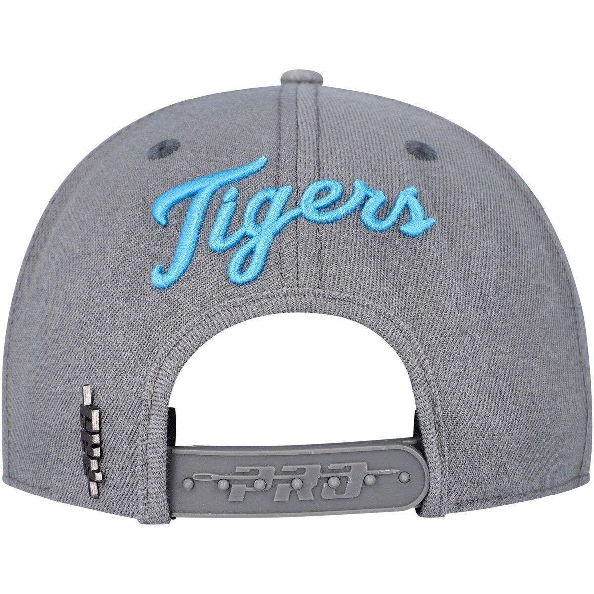 Men's Detroit Tigers Pro Standard Black Triple Black Wool Snapback Hat