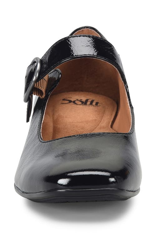 Söfft Women's Elsey Flats In Black Patent In Black Patent