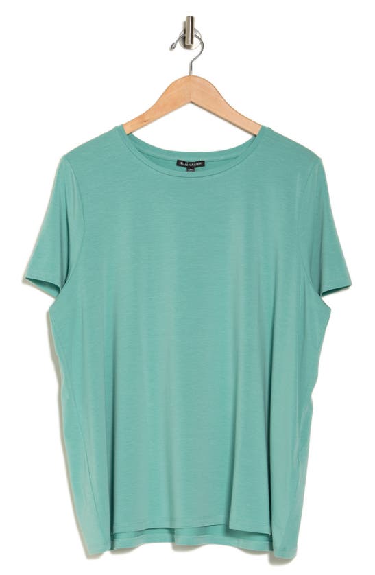 Eileen Fisher Crewneck T-shirt In Sea Green