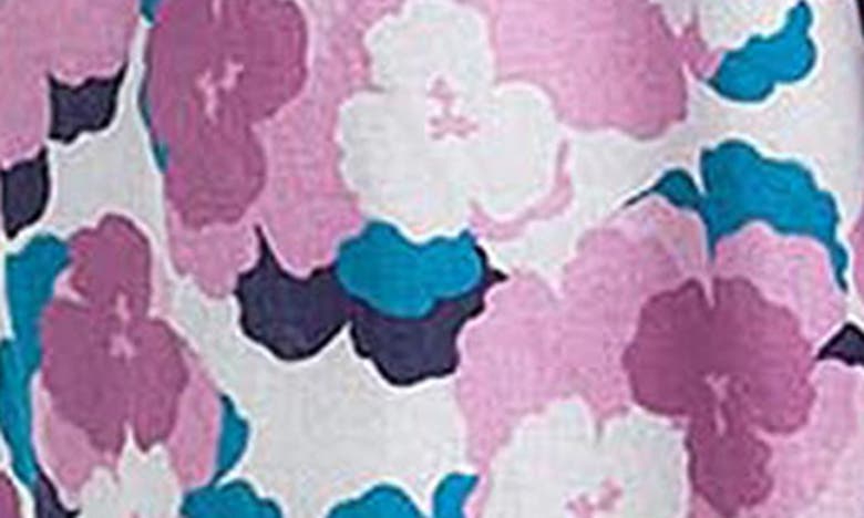 Shop Barbour Ashfield Floral Puff Sleeve Cotton & Linen Sundress In Multi