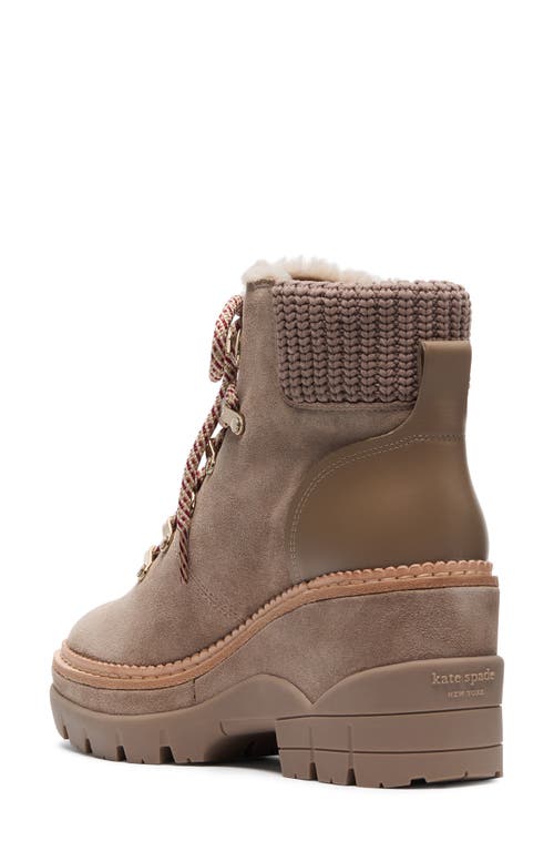 Shop Kate Spade New York Willow Wedge Hike Bootie In Rustic Brown