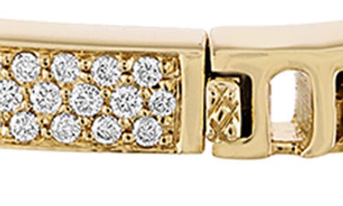 Shop Eden Presley Half Text & Diamond Bangle In To Thine Own Self Be True