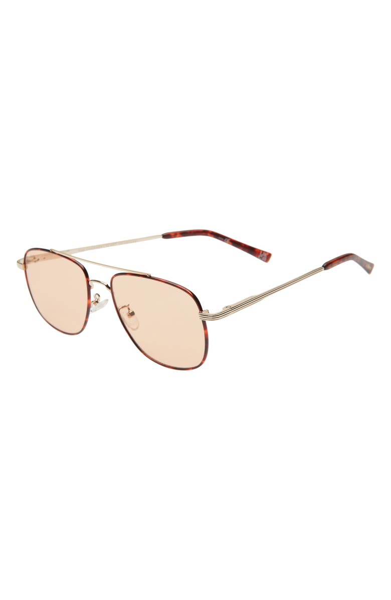 Le Specs The Charmer 56mm Aviator Sunglasses, Alternate, color, 