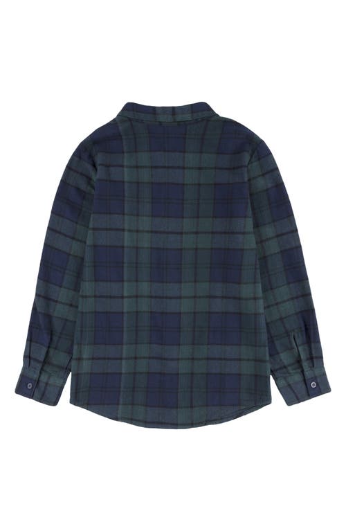 Shop Levi's Kids' Flannel Shirt In Sycamore