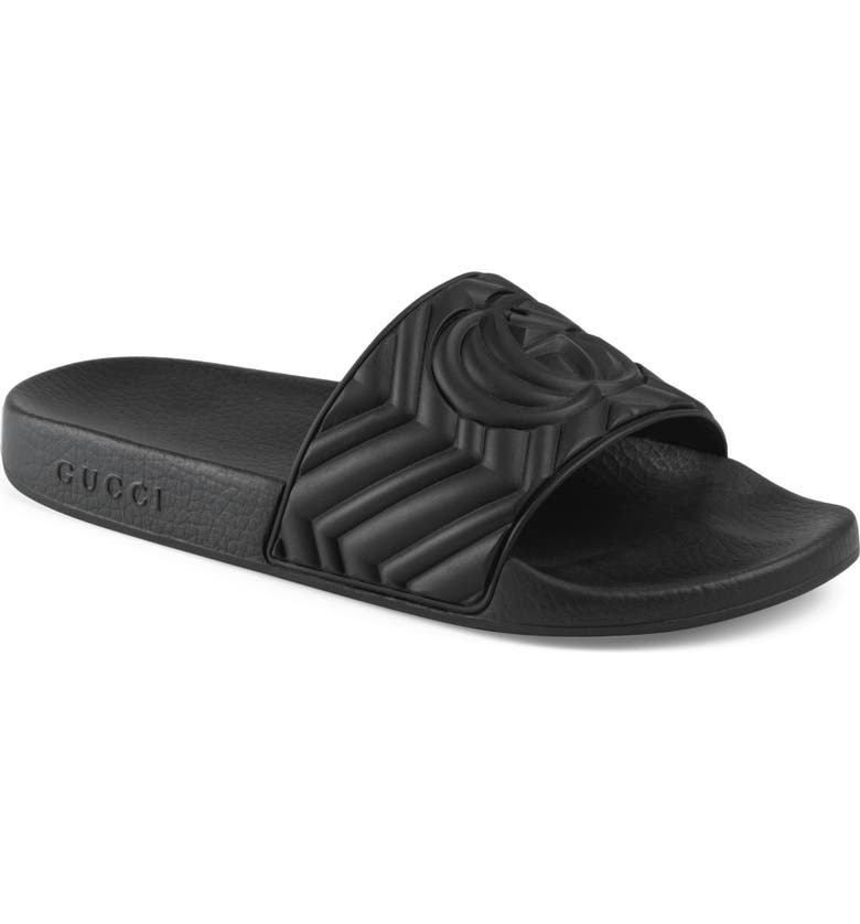 Gucci Matelassé Slide Sandal (Men) | Nordstrom