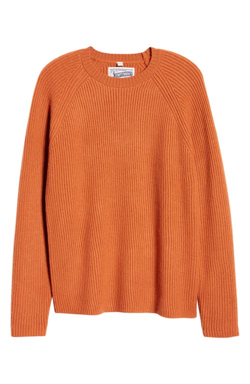 Schott NYC Ribbed Raglan Sleeve Wool Sweater at Nordstrom,